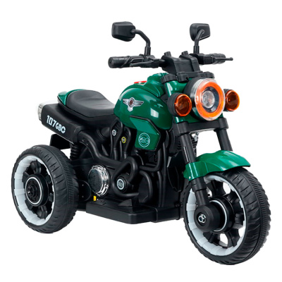 Детский электрический трехколесный мотоцикл Барс MTS-107 green ПП100006372 1